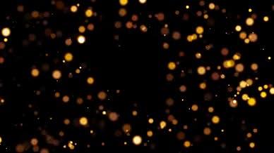 4K梦幻金色唯美粒子闪烁合成特效背景视频的预览图